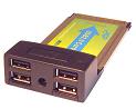 سایر قطعات و لوازم جانبی PCMCI_usb 4port - کد PLT-0103